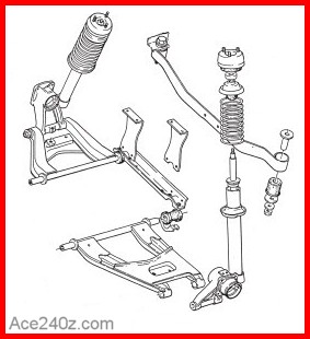 240z Rear Suspension Drawing